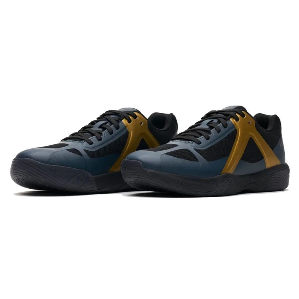Kanso DragonFly Indoor Court Shoes Black/Gold size 7.5 NWT‎ in box
